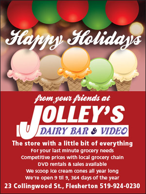 Jolleys wishes you Happy Holidays.
