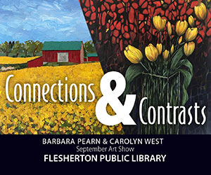 Connections and Contrasts Show at Flesherton Library.
