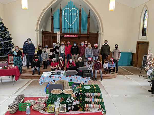 Hanley Institute Youth Christmas Market participants