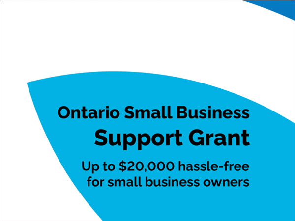 Ontario’s Small Business Support Grant