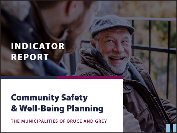 2021 Community Safety and Well-Being Indicator Report cover.