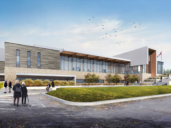 front view of new Markdale hospital