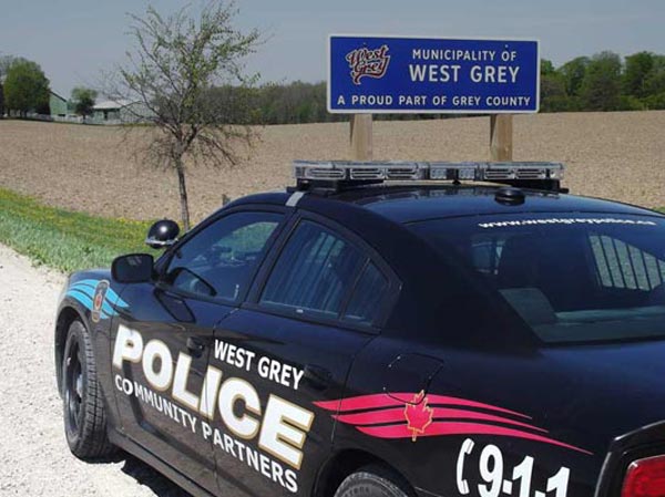 West Grey police car