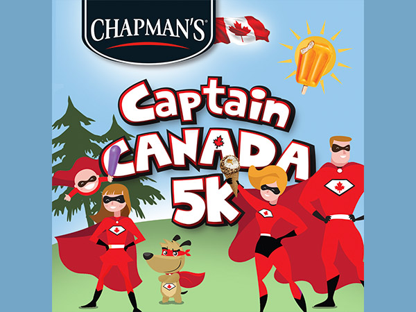 chapman's ice cream 5k run logo