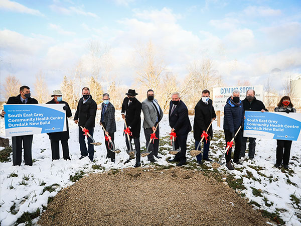 Dundalk Health Centre dig ceremony.