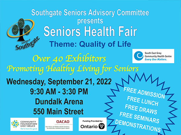 2022 Southgate Seniors Health Fair