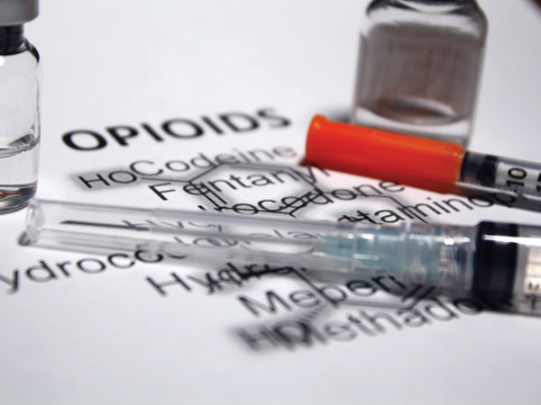 Opioid needle