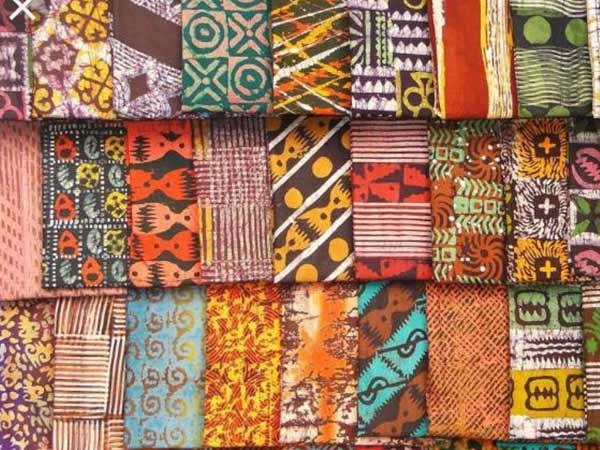 African cloth samples