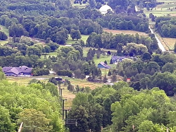 Looking at the beaver valley from above