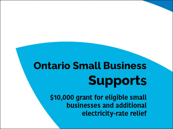 Ontario small business supports