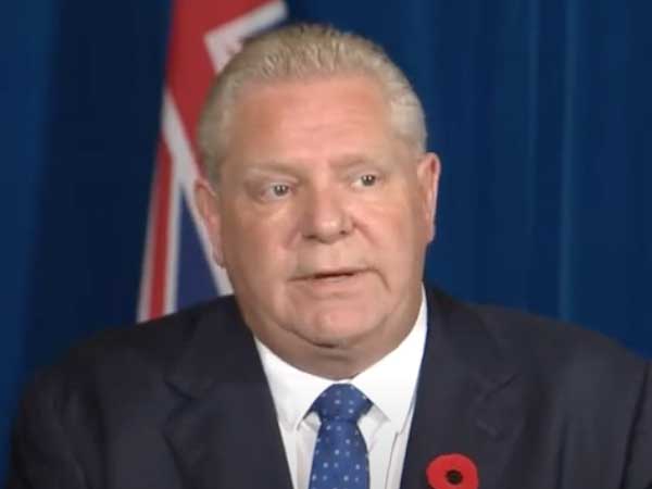 Ontario Premier Doug Ford