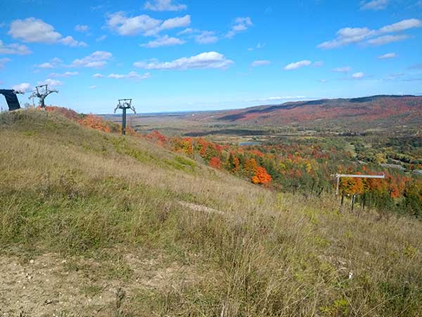 Top of Talisman as seen from the Bruce Trail