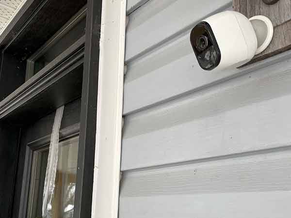 home security camera.