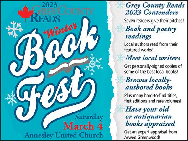 2023 Grey County Reads Winter Bookfest