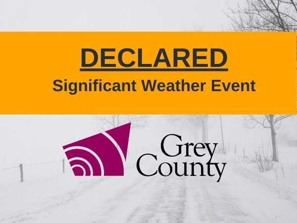 Significant Weather Event declared