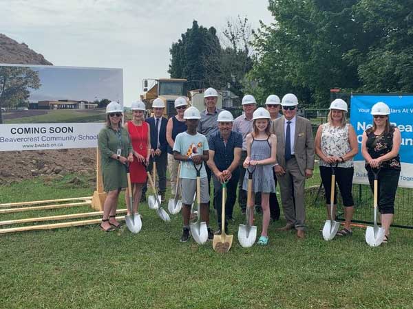 Ground-breaking ceremony for new Beavercrest Community School