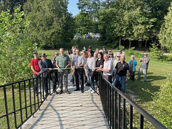 Armstrong Creek Trail ribbon-cutting ceremony