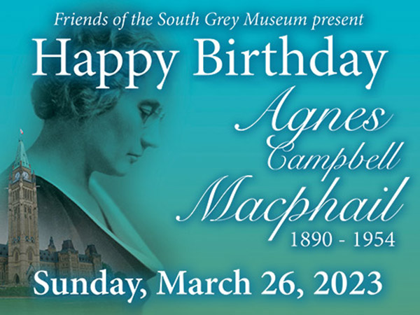 Agnes Macphail birthday event - 2023