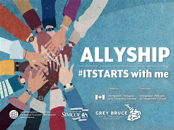 ALLYSHIP #ITSTARTS with me on graphic.