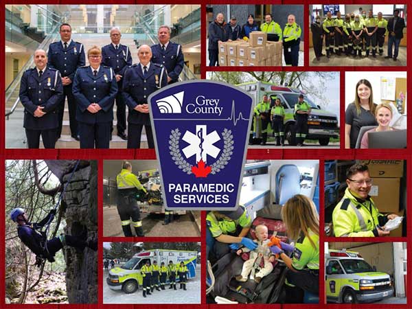 Grey County Paramedic Services collage