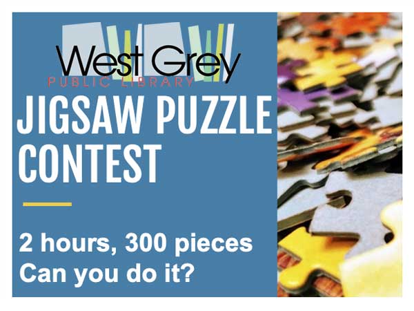 West Grey Library jigsaw puzzle contest