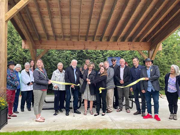 Flesherton Library pavilion ceremony