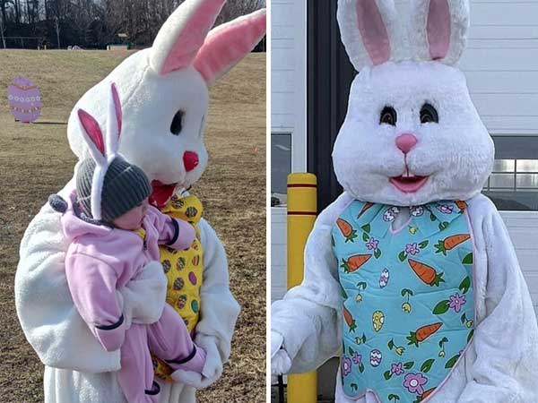 Easter bunny in Durham and Markdale