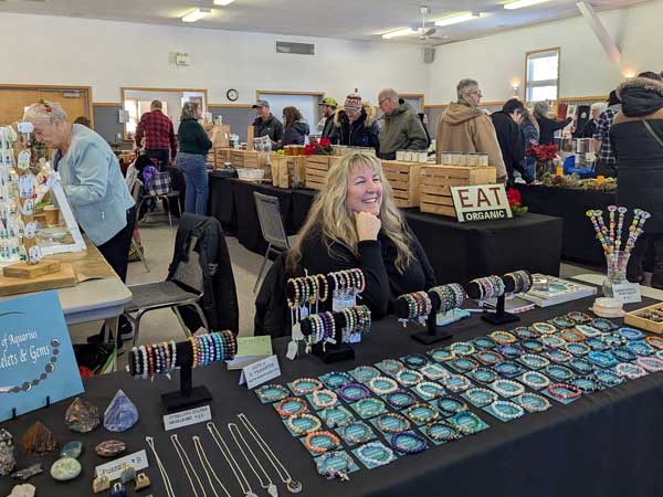 Karrie Dickert at the Flesherton Christmas Market