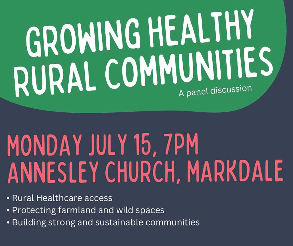 Growing Healthy Rural Communities poster