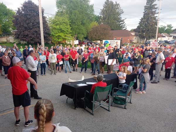 'Save Our Hospital' rally outside Durham Hospital