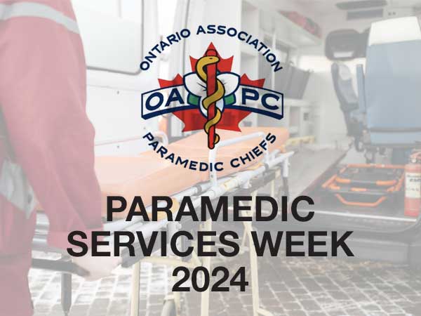 Paramedic Services Week 2024