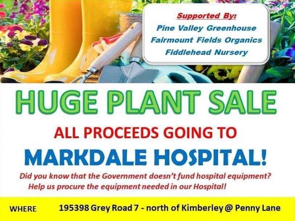 Huge Plant Sale poster