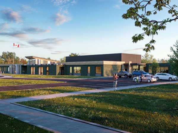 Rendering of the new Beavercrest School