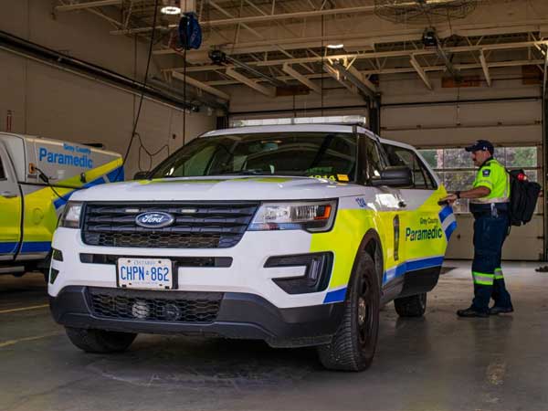 Grey County paramedic truck