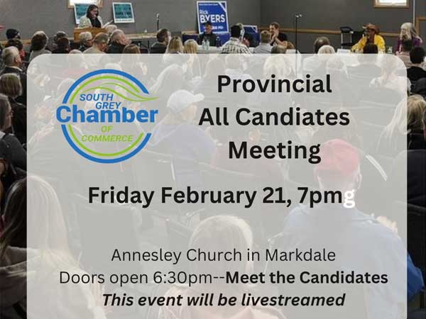 Provincial Candidates Meeting February 21, 2025