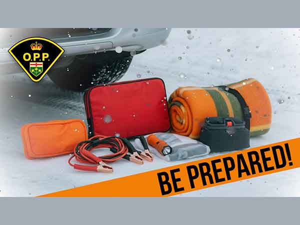 Emergency kit and be prepared text.