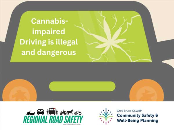 Cannabis-impaired driving campaign poster