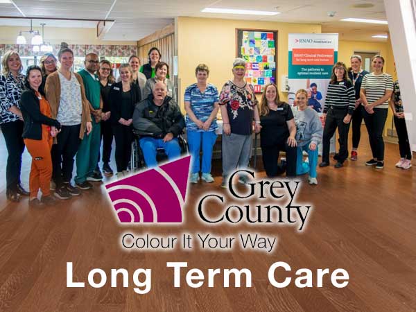 Participants at Grey County Long Term Care - Registered Nurses Association of Ontario (RNAO)'s Clinical Pathways Program event