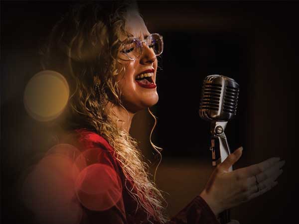 Paige Warner singing