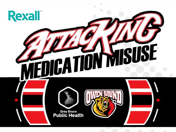 Owen Sound Attack and Rexall Pharma Plus Medication Return Campaign