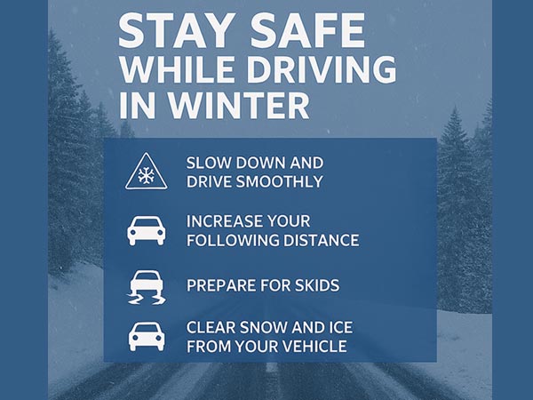 Stay safe while driving in winter
