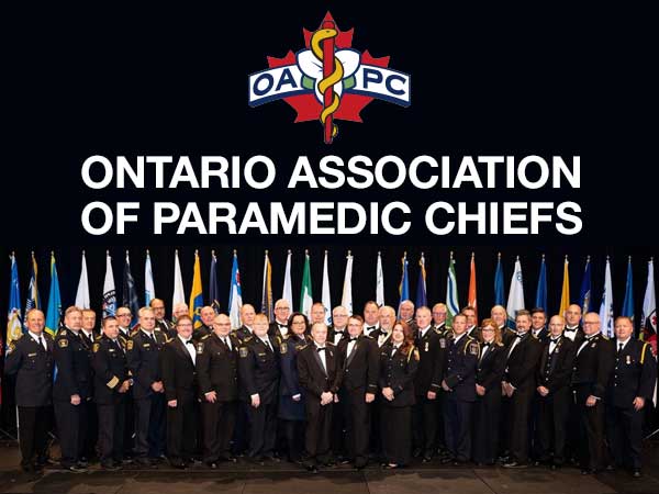 Ontario Association of Paramedic Chiefs logo and members