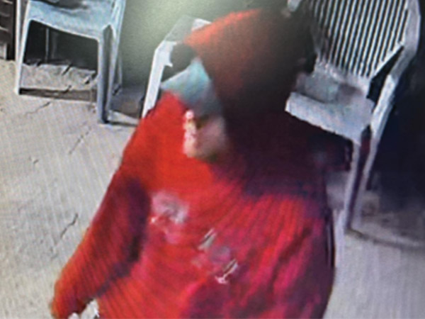Close-up image of suspect.