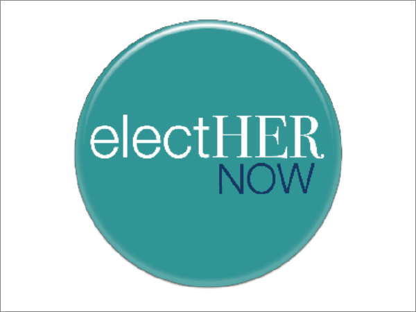 elect her now logo