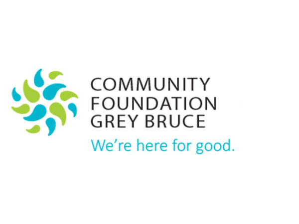 Community Foundation Grey Bruce logo with slogan We're here for good.