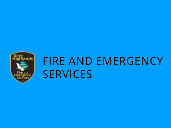 Grey Highlands fire department logo