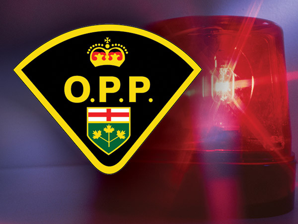 red flashing lights and OPP logo
