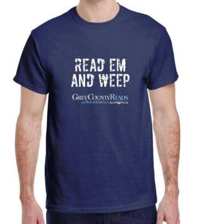 Grey County Reads, Men's T-shirt