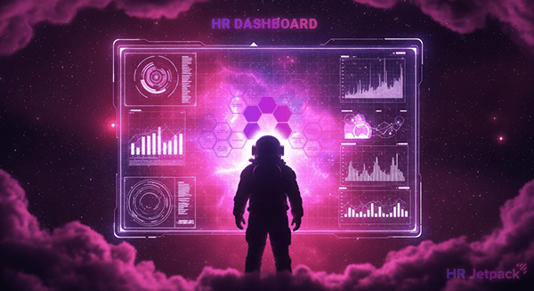 Futuristic dashboard representing data insights