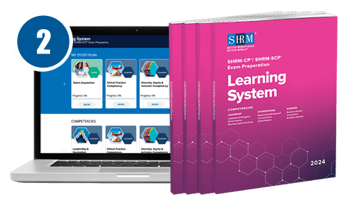 SHRM Learning System - prepare for the SHRM certification exam